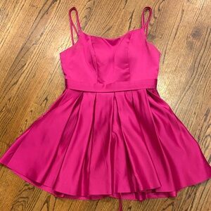 Vibrant Pink cocktail Dress